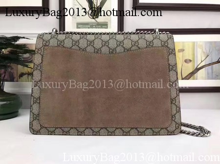 Gucci Dionysus GG Supreme Canvas Shoulder Bag 403348 Khaki