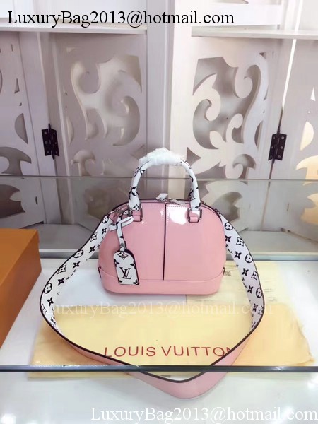 Louis Vuitton Monogram Vernis ALMA BB M54785 Pink