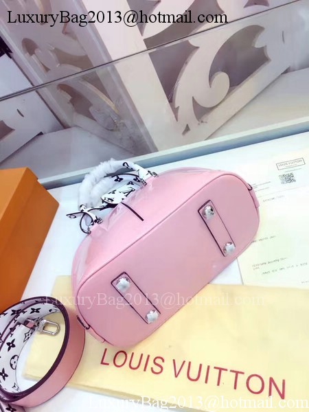 Louis Vuitton Monogram Vernis ALMA BB M54785 Pink