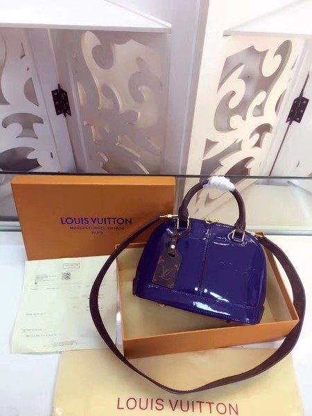 Louis Vuitton Monogram Vernis ALMA BB M54785 Violet