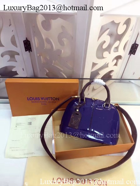 Louis Vuitton Monogram Vernis ALMA BB M54785 Violet