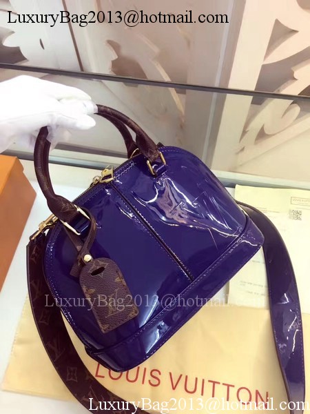 Louis Vuitton Monogram Vernis ALMA BB M54785 Violet