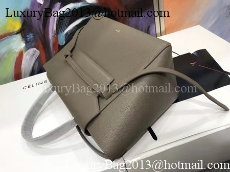 Celine Belt Bag Original Litchi Leather C3349 Grey