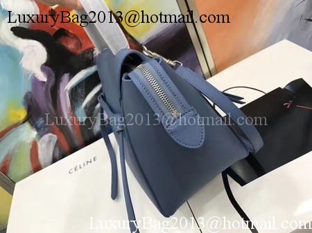 Celine Belt Bag Original Palm Skin Leather C3349 Blue