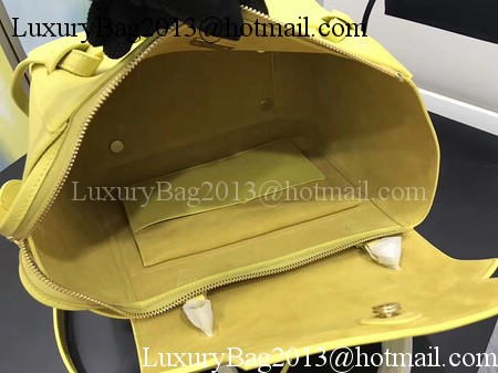 Celine Belt Bag Original Palm Skin Leather C3349 Lemon