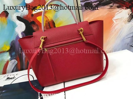 Celine Belt Bag Original Palm Skin Leather C3349 Red