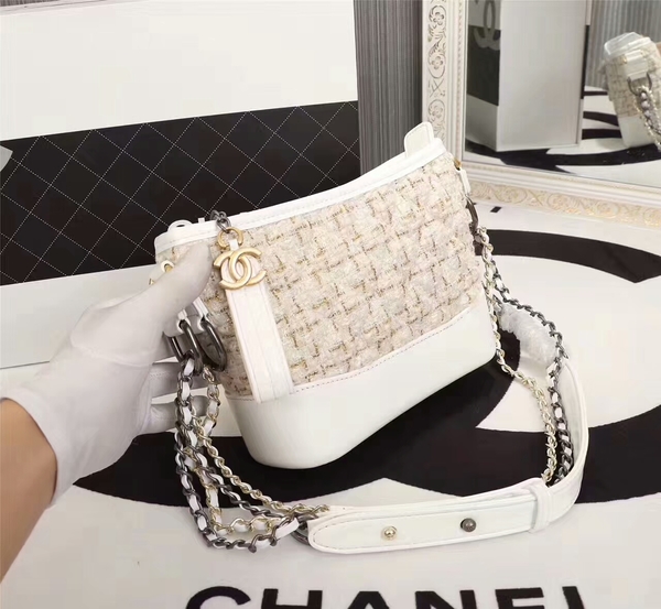 Chanel Gabrielle Mini Shoulder Bag 8122 White