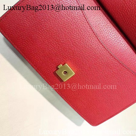 Gucci Dionysus Leather Shoulder Bag 400249 Red