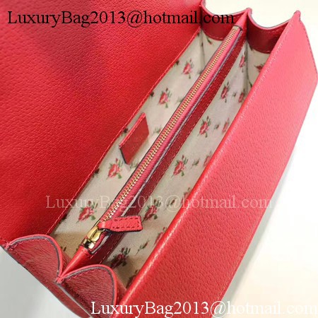 Gucci Dionysus Leather Shoulder Bag 400249 Red