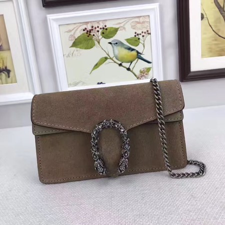 Gucci Dionysus Velvet Super mini Bag 476432 Apricot