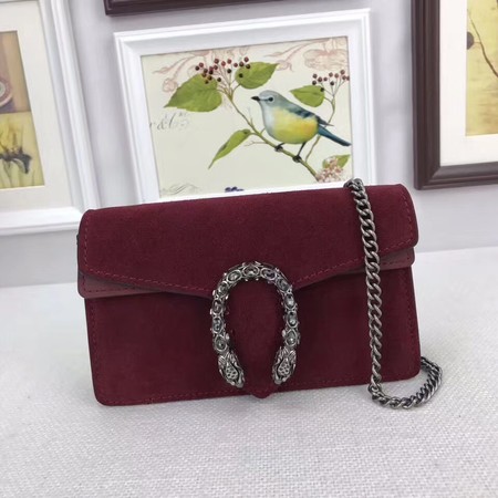 Gucci Dionysus Velvet Super mini Bag 476432 Red