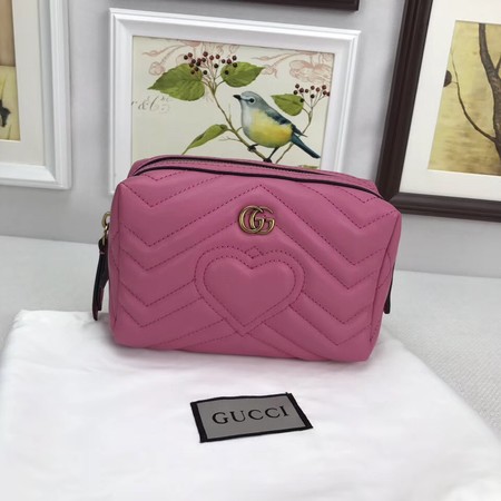 Gucci GG Marmont Cosmetic Case 476165 Rose