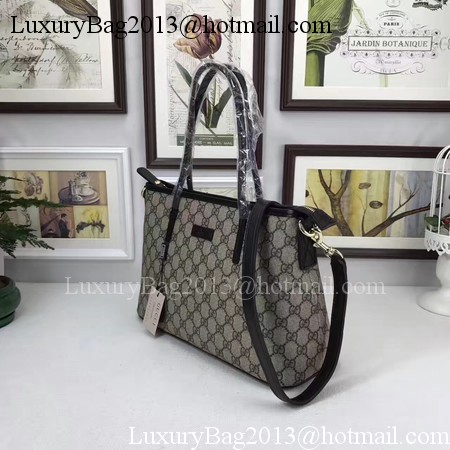 Gucci GG Supreme Canvas Tote Bag 353440 Black