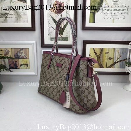 Gucci GG Supreme Canvas Tote Bag 353440 Rose