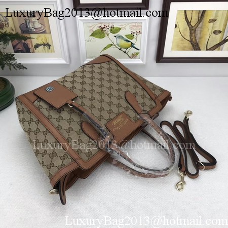 Gucci GG Supreme Canvas Tote Bag 368925 Brown