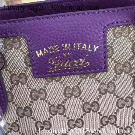 Gucci GG Supreme Canvas Tote Bag 368925 Purple