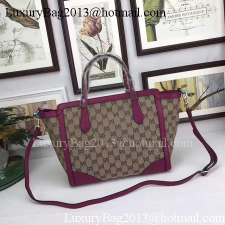 Gucci GG Supreme Canvas Tote Bag 368925 Rose