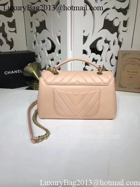 Chanel Classic Flap Bag Original Leather A91845 Apricot