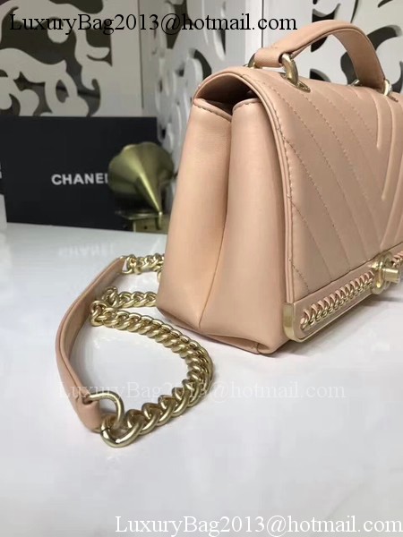 Chanel Classic Flap Bag Original Leather A91845 Apricot