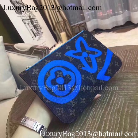 Louis Vuitton MONOGRAM Canvas NEVERFULL MM M41050 Blue