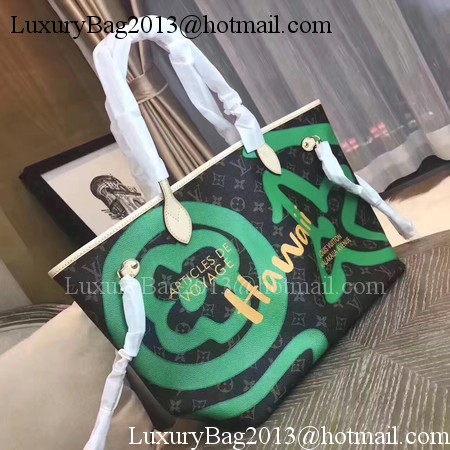 Louis Vuitton MONOGRAM Canvas NEVERFULL MM M41050 Green