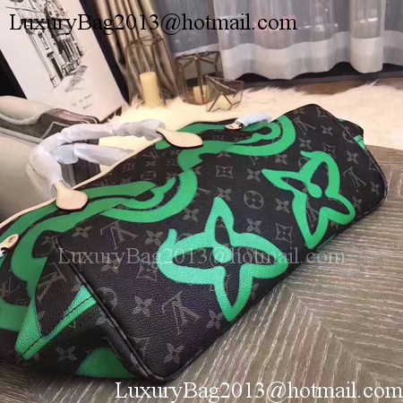 Louis Vuitton MONOGRAM Canvas NEVERFULL MM M41050 Green