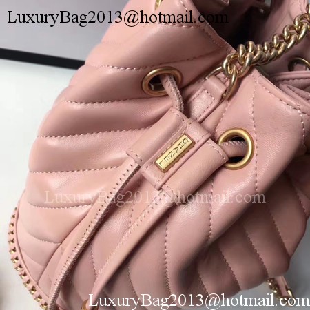 Chanel Hobo Bag Original Sheepskin Leather A94889 Pink