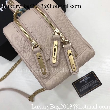 Chanel Shoulder Bag Original Cannage Pattern CHA6598 Apricot