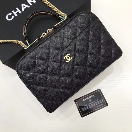 Chanel Shoulder Bag Original Cannage Pattern CHA6598 Black