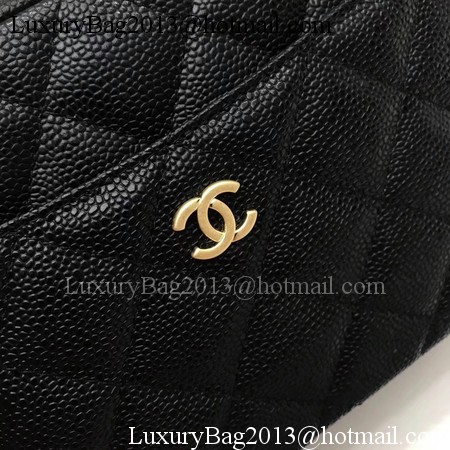 Chanel Shoulder Bag Original Cannage Pattern CHA6598 Black