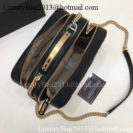 Chanel Shoulder Bag Original Cannage Pattern CHA6598 Black