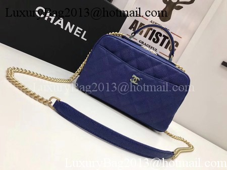 Chanel Shoulder Bag Original Cannage Pattern CHA6598 Blue