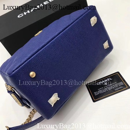 Chanel Shoulder Bag Original Cannage Pattern CHA6598 Blue