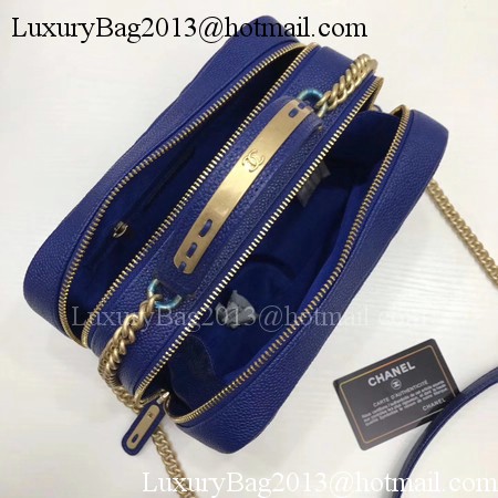 Chanel Shoulder Bag Original Cannage Pattern CHA6598 Blue