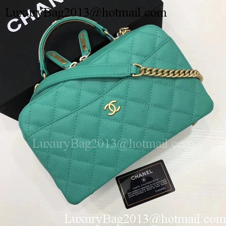 Chanel Shoulder Bag Original Cannage Pattern CHA6598 Green