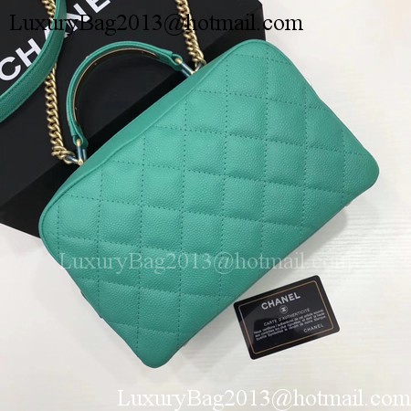 Chanel Shoulder Bag Original Cannage Pattern CHA6598 Green