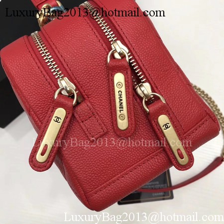 Chanel Shoulder Bag Original Cannage Pattern CHA6598 Red