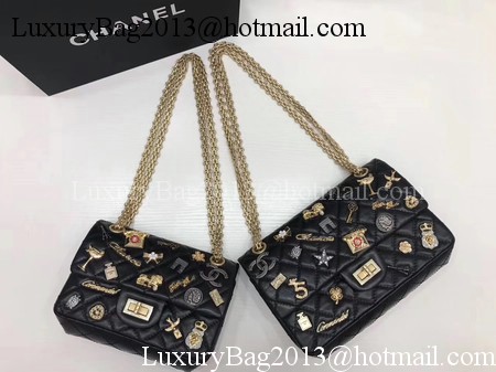 Chanel mini Classic Flap Bag Original Sheepskin A1116 Black