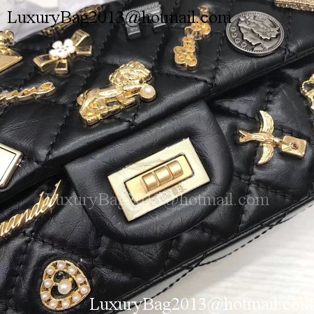 Chanel mini Classic Flap Bag Original Sheepskin A1116 Black