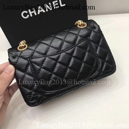 Chanel mini Classic Flap Bag Original Sheepskin A1116 Black