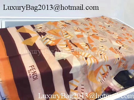 Fendi Scarf A2539 Brown