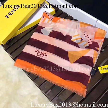 Fendi Scarf A2539 Brown