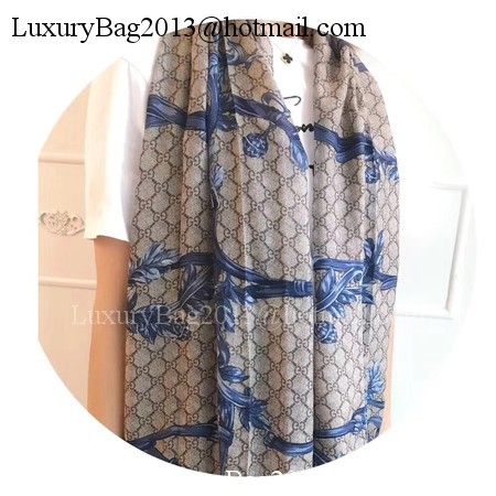 Gucci Scarf G2538 Grey