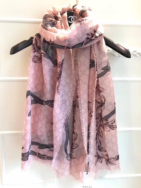 Gucci Scarf G2538 Pink