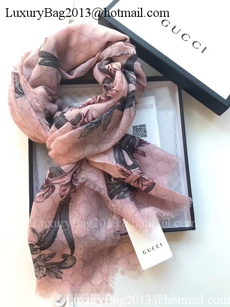 Gucci Scarf G2538 Pink