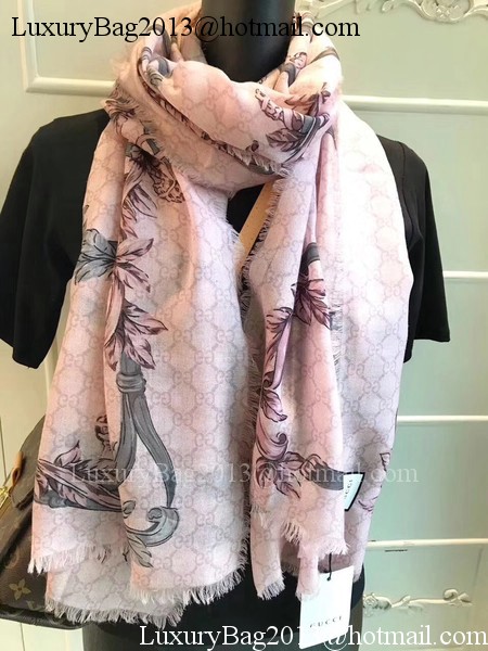 Gucci Scarf G2538 Pink