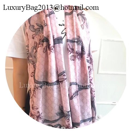 Gucci Scarf G2538 Pink