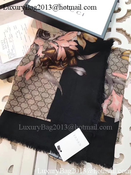 Gucci Scarf G2580 Black