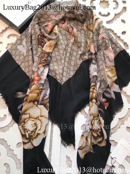 Gucci Scarf G2580 Black