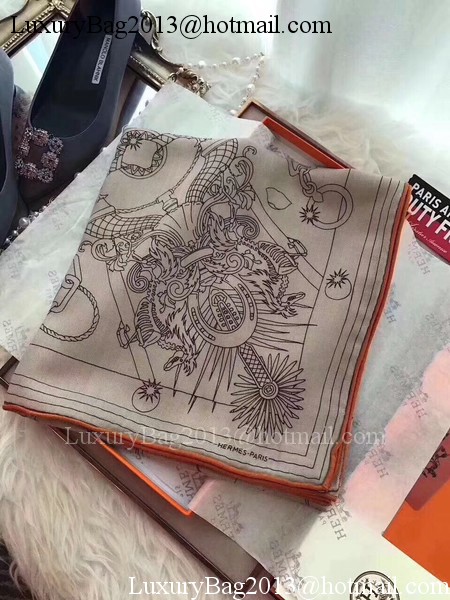 Hermes Scarf H2842 Grey